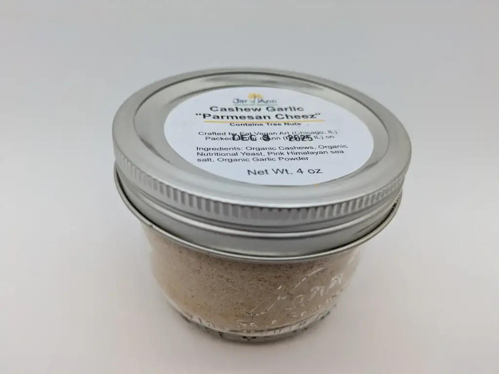 Cashew Garlic Parmesan Cheez by Eat Vegan Arts