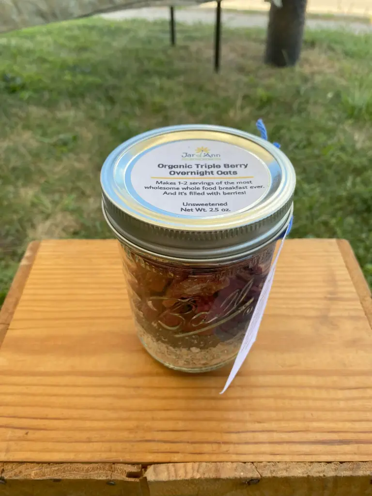 Triple Berry Overnight Oats