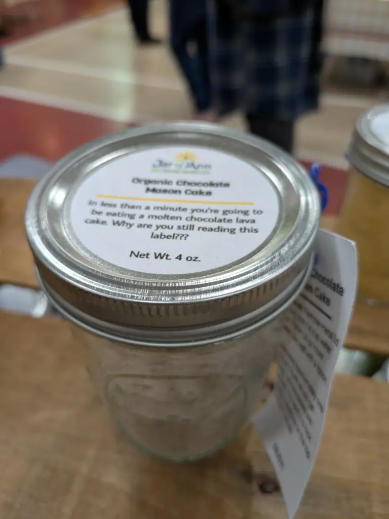 Chocolate Mason Jar Cake